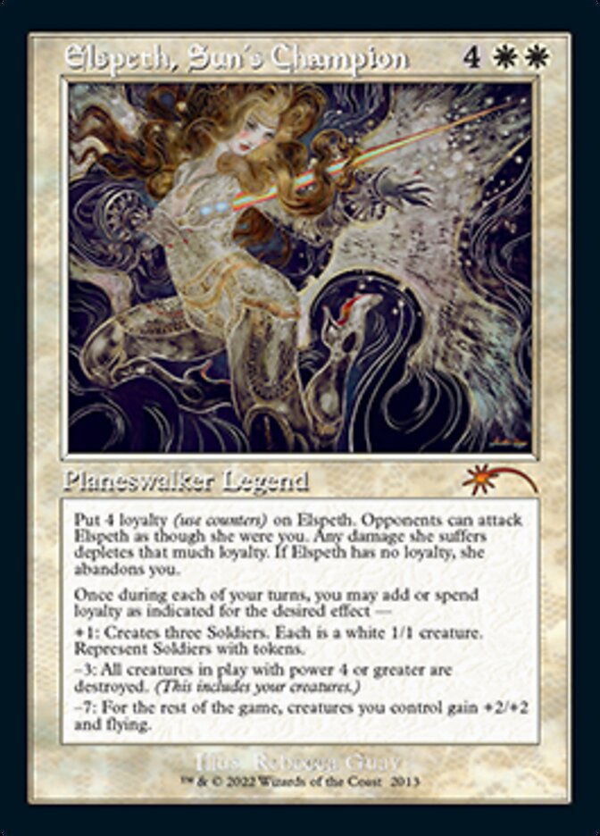 Elspeth, Sun's Champion (Retro) (2013) [Secret Lair 30th Anniversary Countdown Kit] | I Want That Stuff Brandon