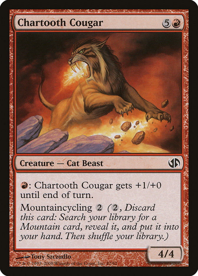 Chartooth Cougar [Duel Decks: Jace vs. Chandra] | I Want That Stuff Brandon