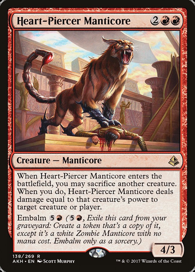 Heart-Piercer Manticore [Amonkhet] | I Want That Stuff Brandon