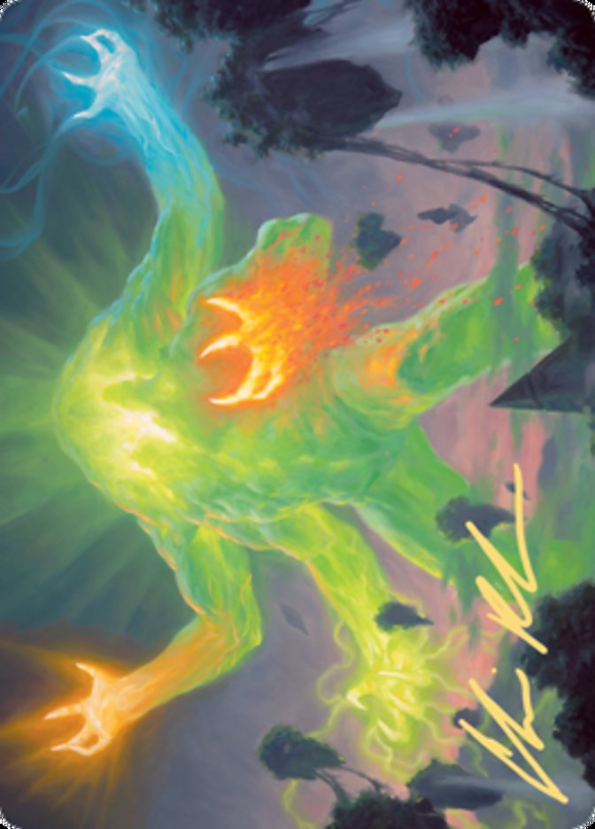 Omnath, Locus of Creation Art Card (Gold-Stamped Signature) [Zendikar Rising Art Series] | I Want That Stuff Brandon