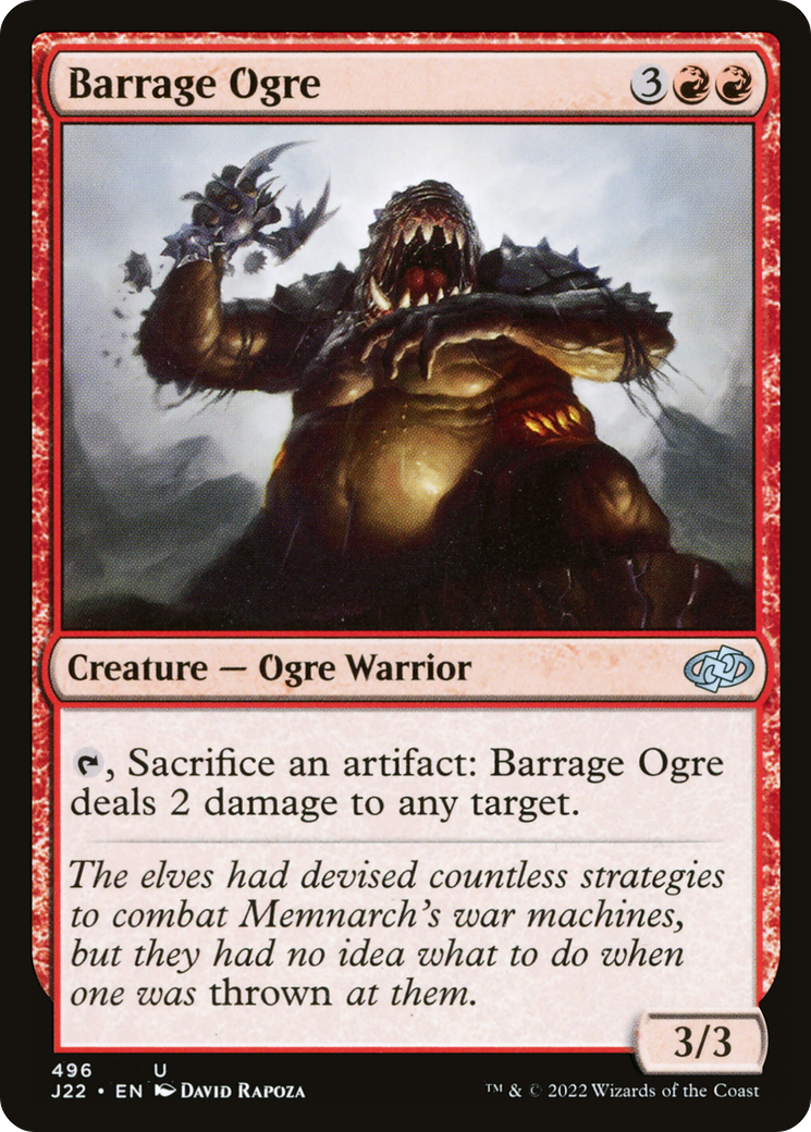 Barrage Ogre [Jumpstart 2022] | I Want That Stuff Brandon