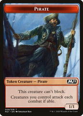 Cat (011) // Pirate Double-Sided Token [Core Set 2021 Tokens] | I Want That Stuff Brandon