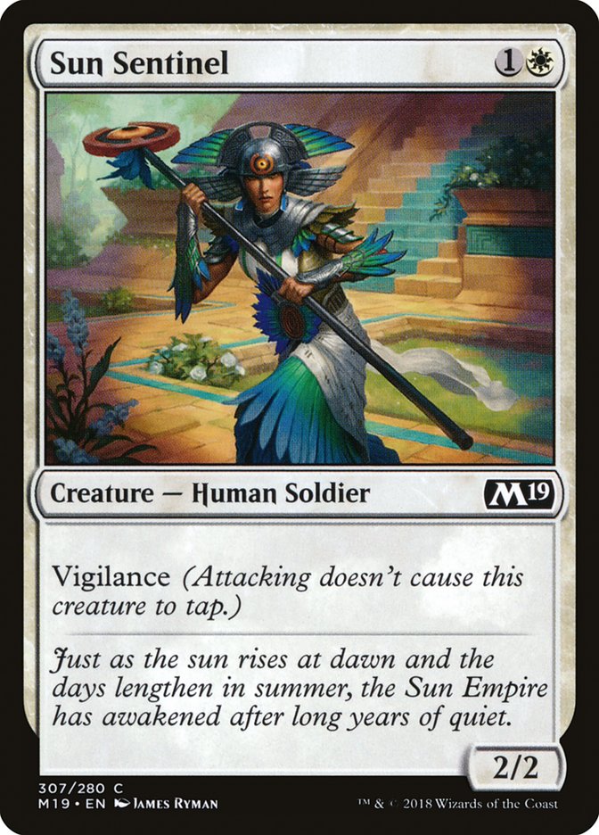 Sun Sentinel [Core Set 2019] | I Want That Stuff Brandon