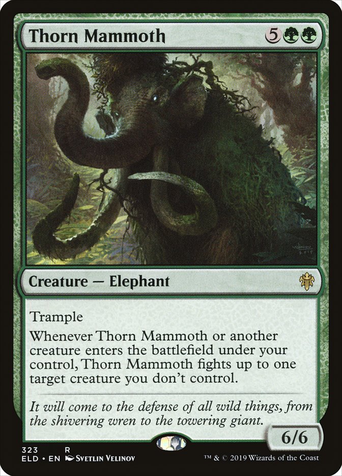 Thorn Mammoth [Throne of Eldraine] | I Want That Stuff Brandon