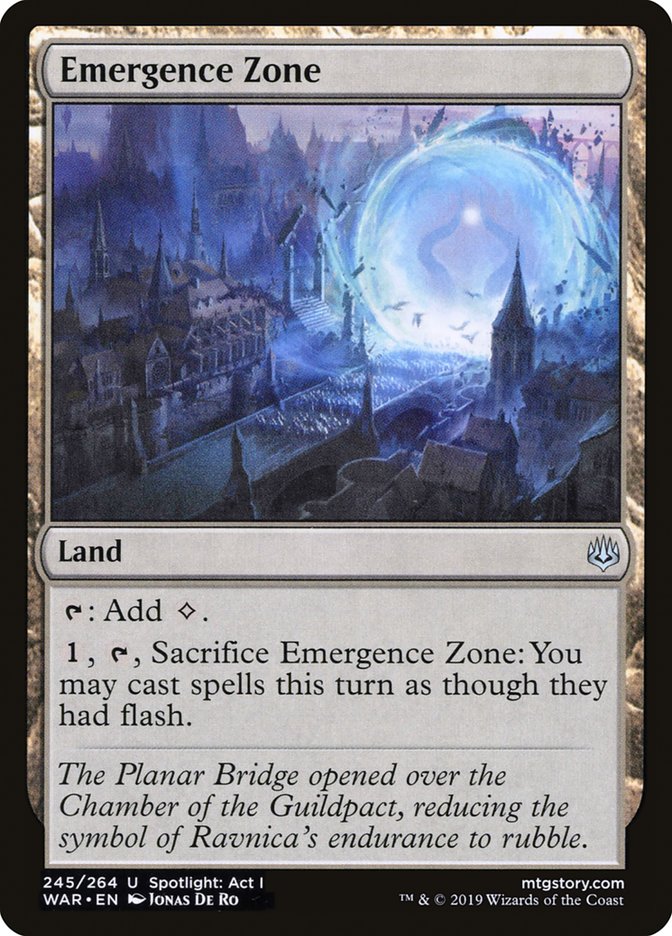 Emergence Zone [War of the Spark] | I Want That Stuff Brandon