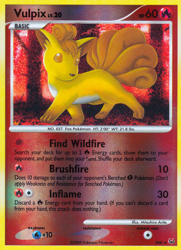 Vulpix (SH6) [Platinum: Base Set] | I Want That Stuff Brandon