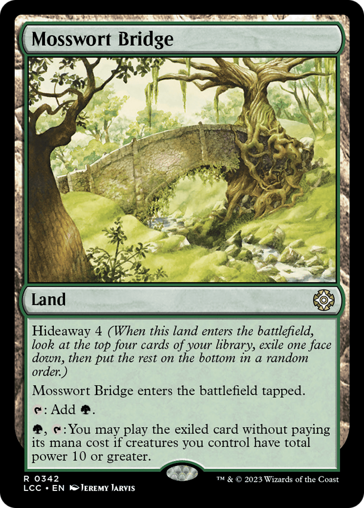 Mosswort Bridge [The Lost Caverns of Ixalan Commander] | I Want That Stuff Brandon