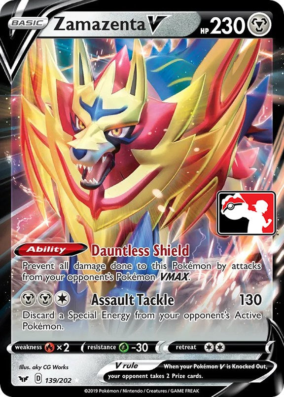 Zamazenta V (139/202) [Prize Pack Series One] | I Want That Stuff Brandon