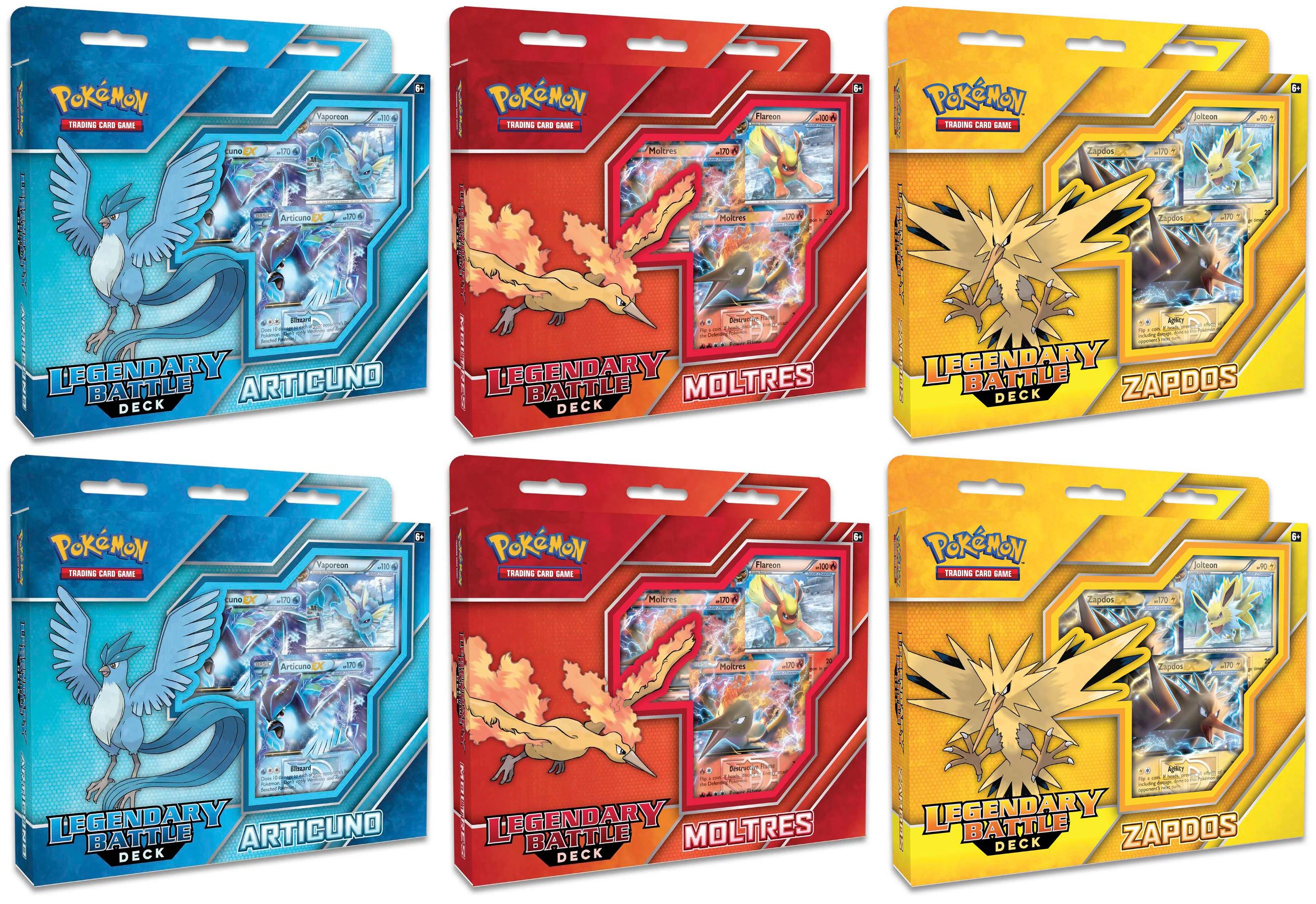 Legendary Battle Deck Display (Articuno, Zapdos & Moltres) | I Want That Stuff Brandon
