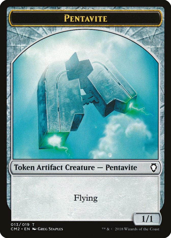 Pentavite Token [Commander Anthology Volume II Tokens] | I Want That Stuff Brandon