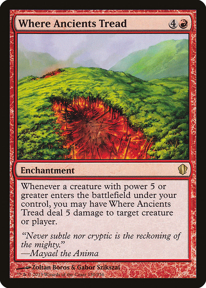 Where Ancients Tread [Commander 2013] | I Want That Stuff Brandon