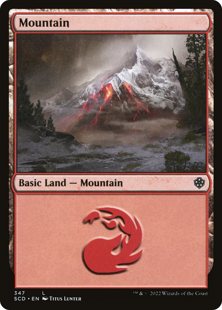 Mountain (347) [Starter Commander Decks] | I Want That Stuff Brandon