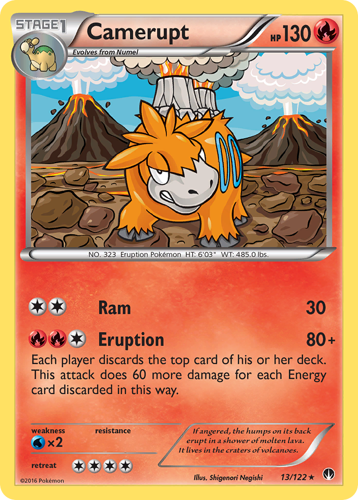 Camerupt (13/122) [XY: BREAKpoint] | I Want That Stuff Brandon