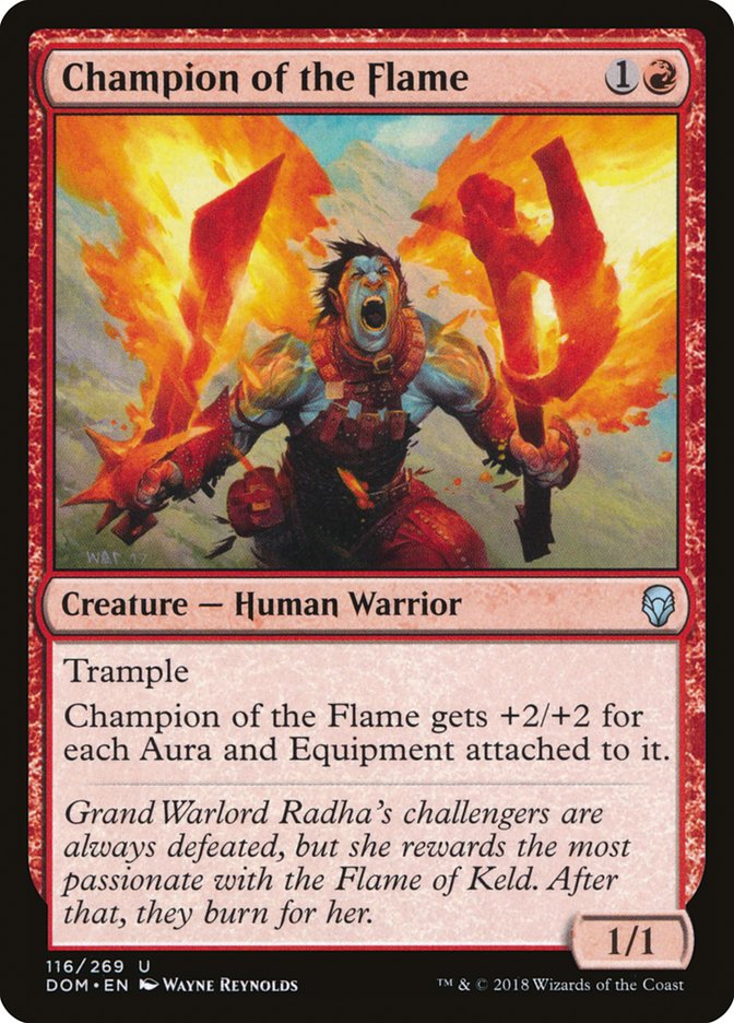 Champion of the Flame [Dominaria] | I Want That Stuff Brandon