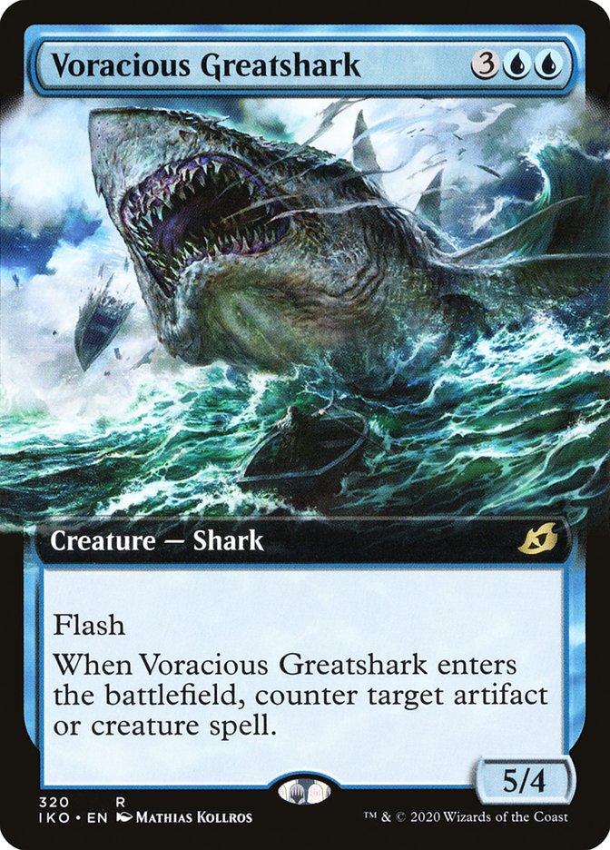 Voracious Greatshark (Extended Art) [Ikoria: Lair of Behemoths] | I Want That Stuff Brandon