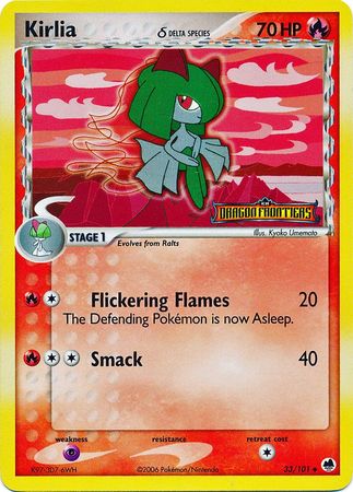 Kirlia (33/101) (Delta Species) (Stamped) [EX: Dragon Frontiers] | I Want That Stuff Brandon