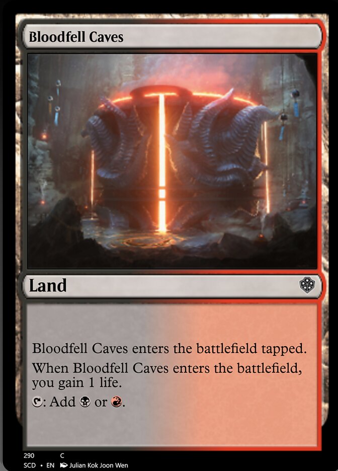 Bloodfell Caves [Starter Commander Decks] | I Want That Stuff Brandon