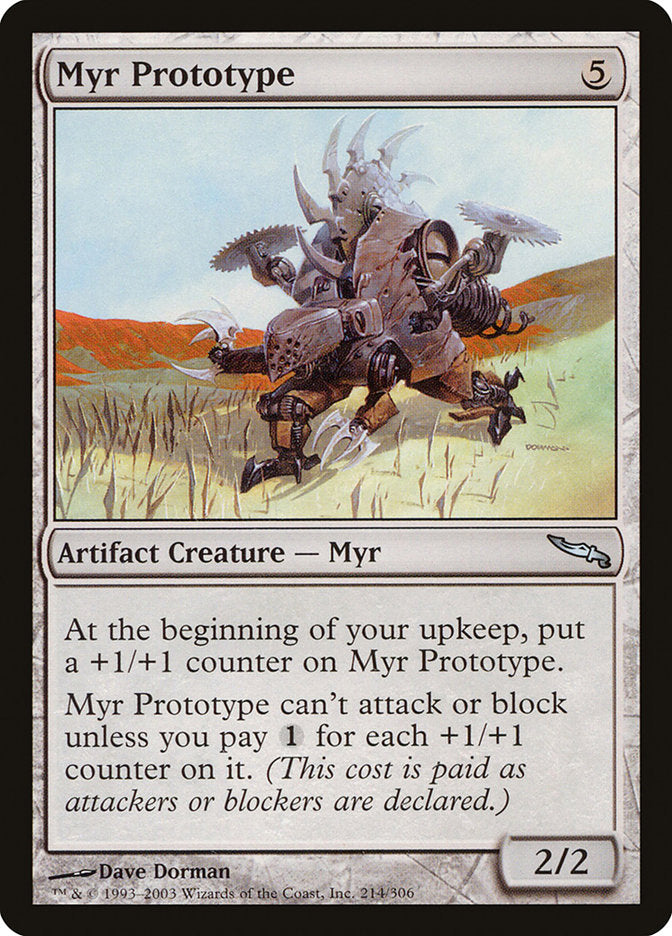 Myr Prototype [Mirrodin] | I Want That Stuff Brandon