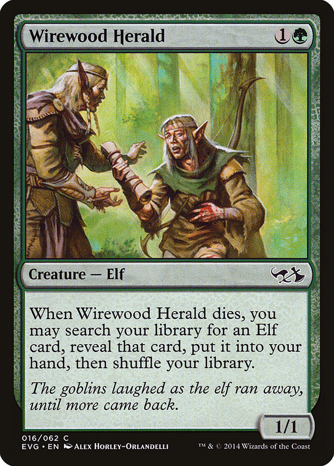Wirewood Herald (Elves vs. Goblins) [Duel Decks Anthology] | I Want That Stuff Brandon