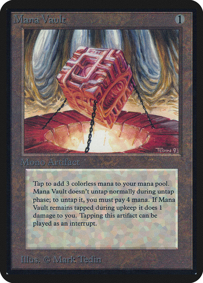 Mana Vault [Alpha Edition] | I Want That Stuff Brandon