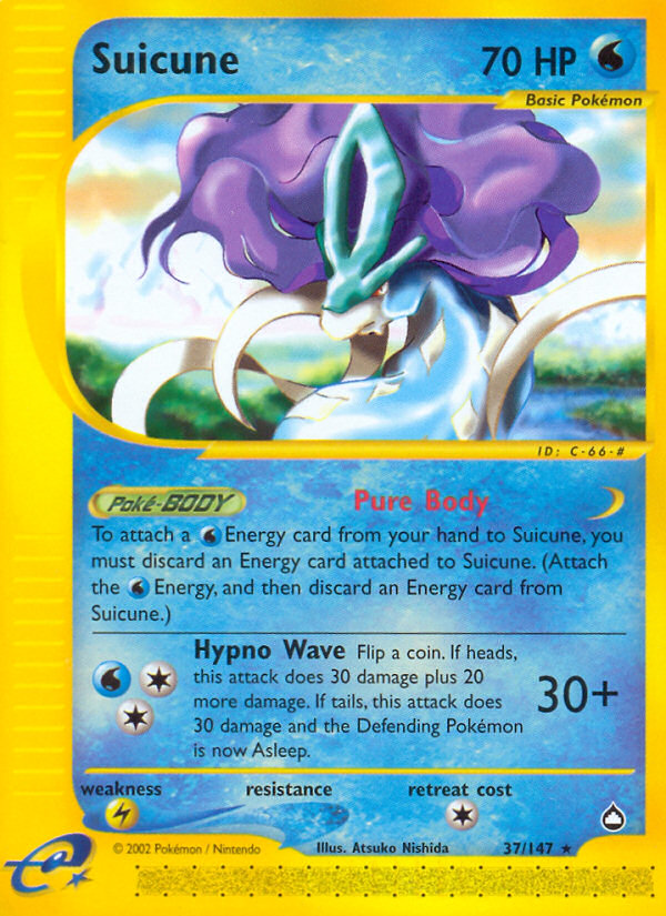 Suicune (37/147) [Aquapolis] | I Want That Stuff Brandon