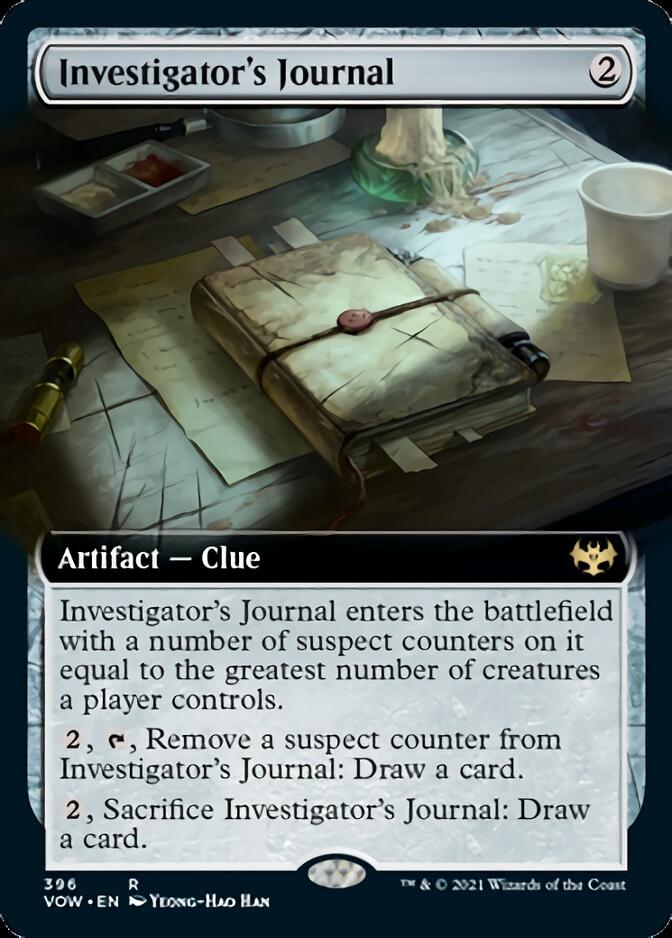 Investigator's Journal (Extended Art) [Innistrad: Crimson Vow] | I Want That Stuff Brandon