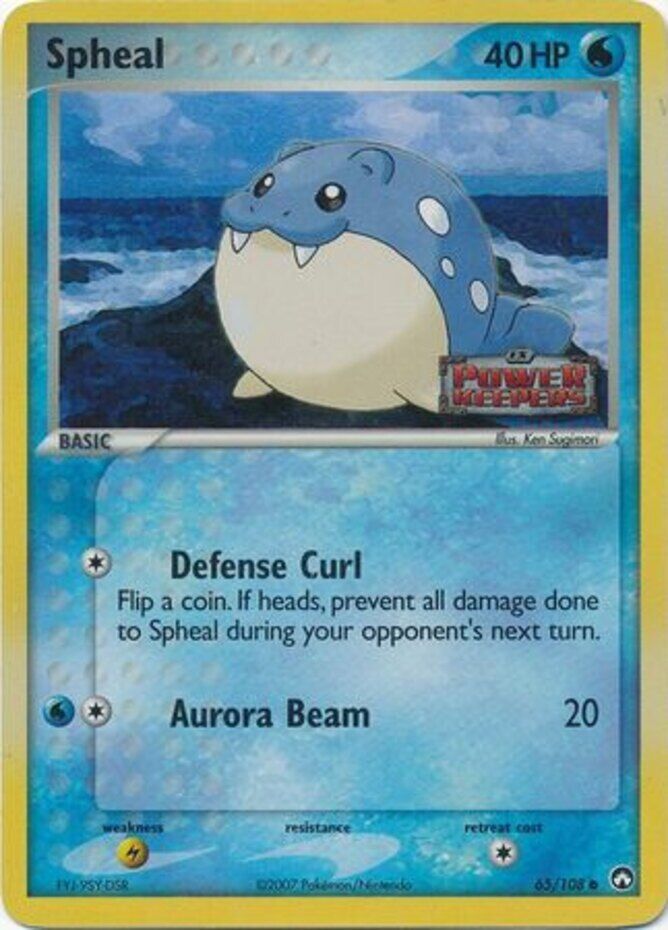 Spheal (65/108) (Stamped) [EX: Power Keepers] | I Want That Stuff Brandon