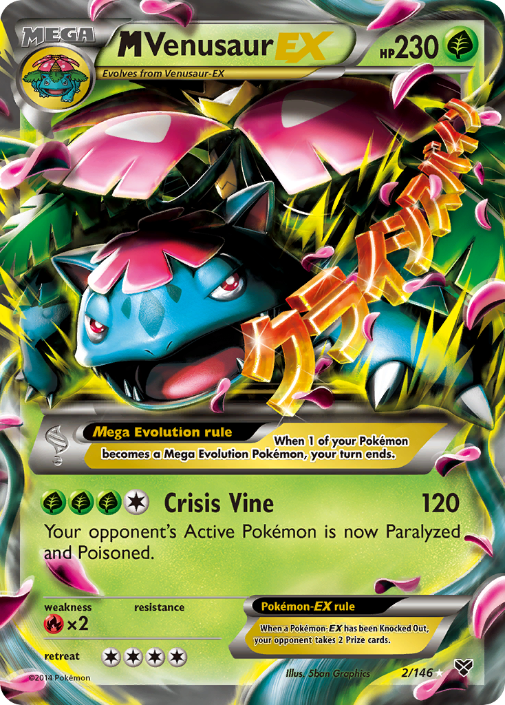 M Venusaur EX (2/146) [XY: Base Set] | I Want That Stuff Brandon