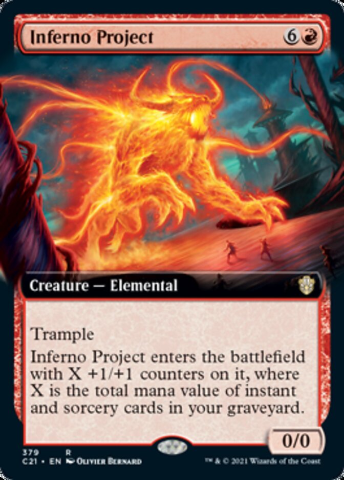 Inferno Project (Extended Art) [Commander 2021] | I Want That Stuff Brandon