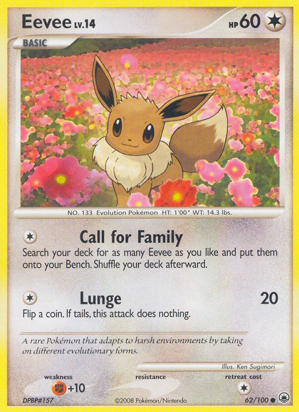 Eevee (62/100) [Diamond & Pearl: Majestic Dawn] | I Want That Stuff Brandon