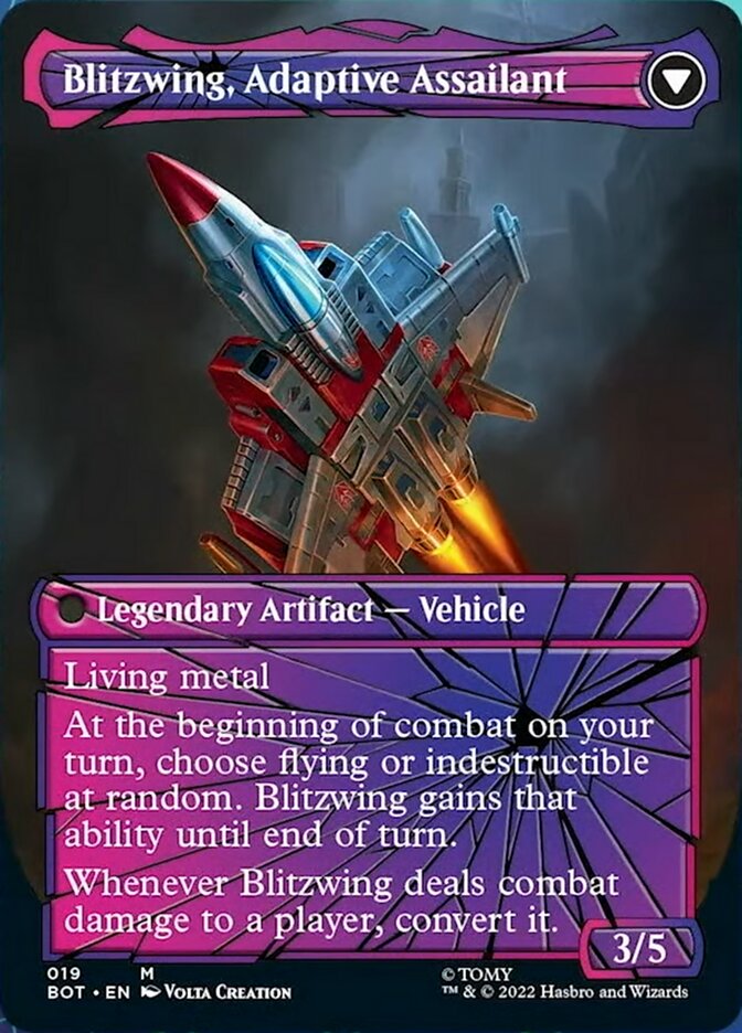 Blitzwing, Cruel Tormentor // Blitzwing, Adaptive Assailant (Shattered Glass) [Transformers] | I Want That Stuff Brandon