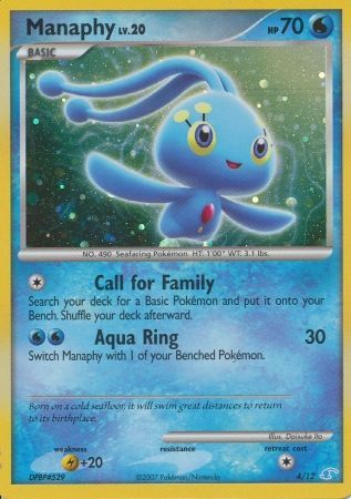 Manaphy (4/12) [Diamond & Pearl: Trainer Kit - Manaphy] | I Want That Stuff Brandon