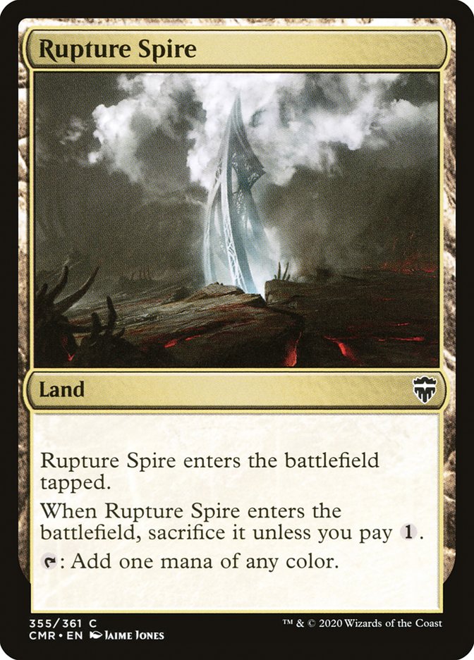 Rupture Spire (355) [Commander Legends] | I Want That Stuff Brandon