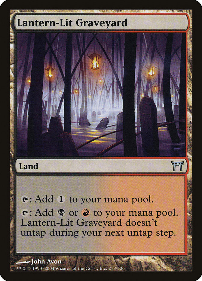 Lantern-Lit Graveyard [Champions of Kamigawa] | I Want That Stuff Brandon