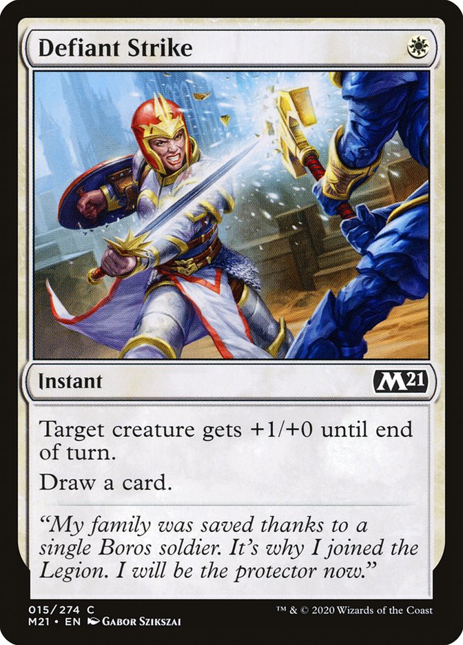 Defiant Strike [Core Set 2021] | I Want That Stuff Brandon