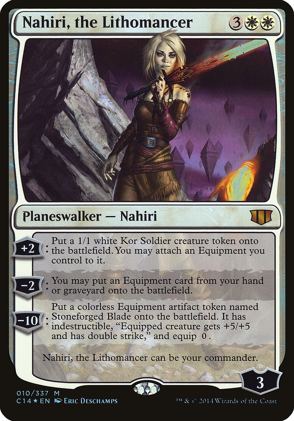 Nahiri, the Lithomancer (Oversized) [Commander 2014 Oversized] | I Want That Stuff Brandon