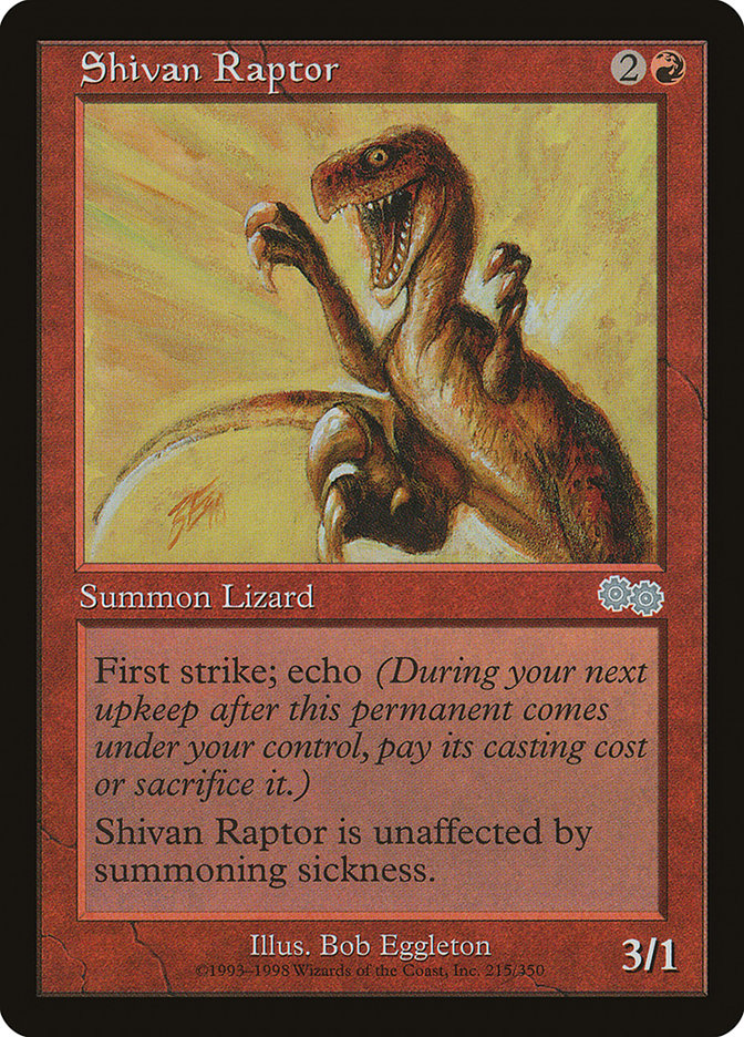 Shivan Raptor [Urza's Saga] | I Want That Stuff Brandon