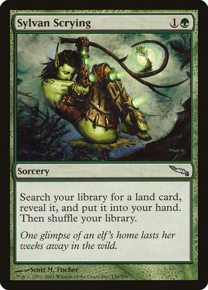 Sylvan Scrying [Mirrodin] | I Want That Stuff Brandon