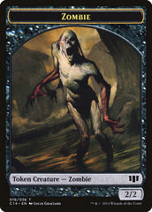 Demon (013/036) // Zombie (016/036) Double-Sided Token [Commander 2014 Tokens] | I Want That Stuff Brandon