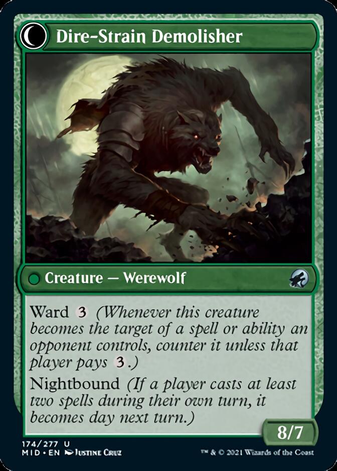 Burly Breaker // Dire-Strain Demolisher [Innistrad: Midnight Hunt] | I Want That Stuff Brandon