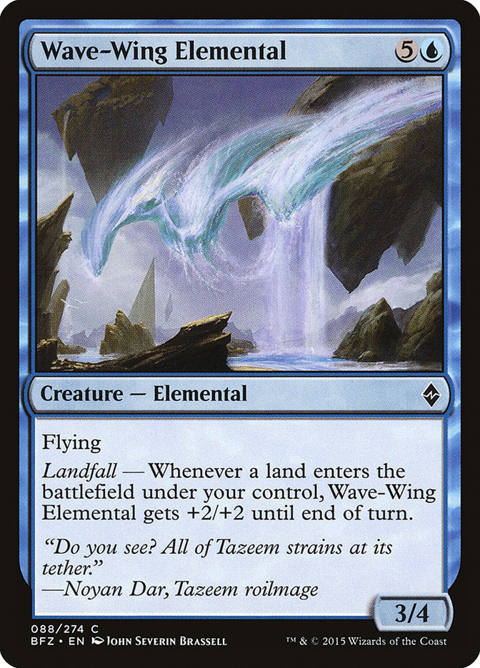 Wave-Wing Elemental [Battle for Zendikar] | I Want That Stuff Brandon