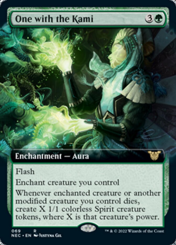 One with the Kami (Extended Art) [Kamigawa: Neon Dynasty Commander] | I Want That Stuff Brandon