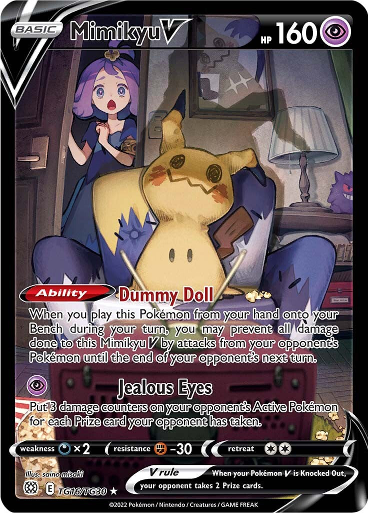 Mimikyu V (TG16/TG30) [Sword & Shield: Brilliant Stars] | I Want That Stuff Brandon