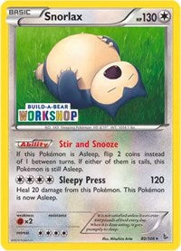 Snorlax (80/106) (Build-a-Bear Workshop Exclusive) [XY: Flashfire] | I Want That Stuff Brandon