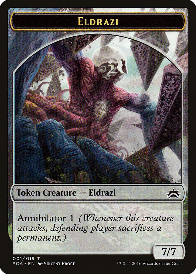 Eldrazi Spawn (002) // Eldrazi Double-Sided Token [Planechase Anthology Tokens] | I Want That Stuff Brandon