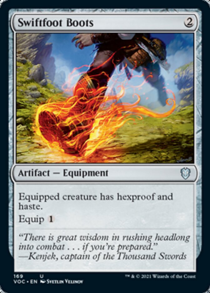 Swiftfoot Boots [Innistrad: Crimson Vow Commander] | I Want That Stuff Brandon