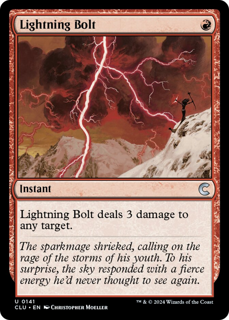 Lightning Bolt [Ravnica: Clue Edition] | I Want That Stuff Brandon