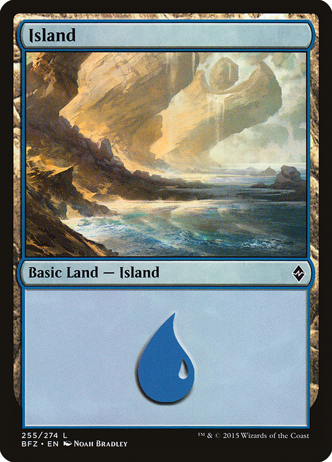 Island (255a) [Battle for Zendikar] | I Want That Stuff Brandon