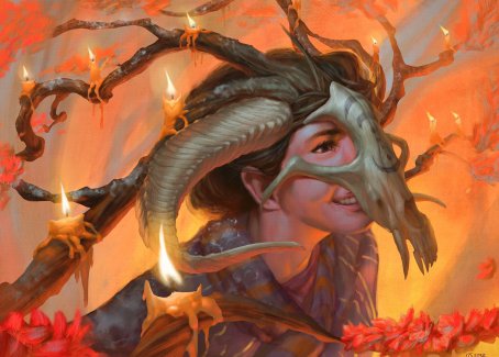 Hedgewitch's Mask Art Card [Innistrad: Midnight Hunt Art Series] | I Want That Stuff Brandon