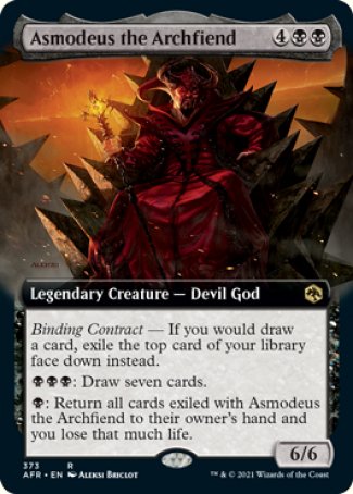 Asmodeus the Archfiend (Extended Art) [Dungeons & Dragons: Adventures in the Forgotten Realms] | I Want That Stuff Brandon